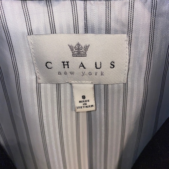 Chaus New York Dress Blazer Women’s Size 8 Black Jacket Polyester Blend - Picture 2 of 12